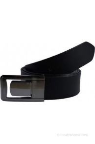 Global Leather Boys, Men, Girls, Women Formal, Casual, Party, Evening Black Genuine Leather Belt(Black)